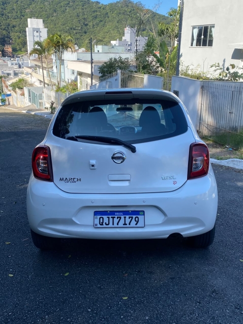 nissan march 1.6 sl 16v flexstart 4p xtronic flex automatico 20195