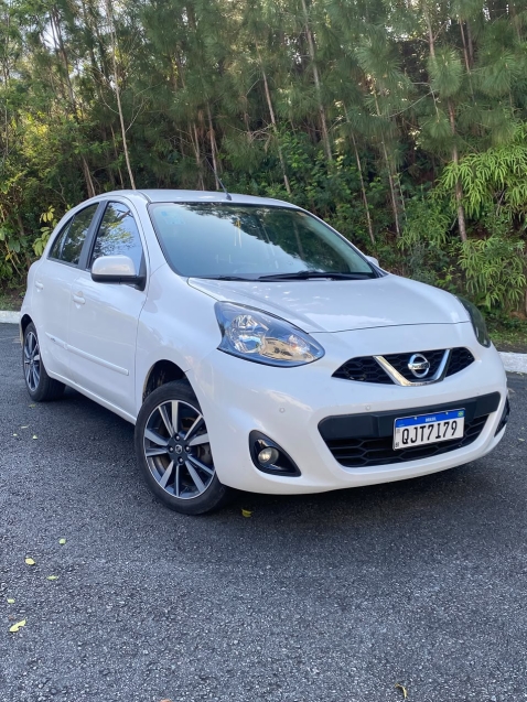 nissan march 1.6 sl 16v flexstart 4p xtronic flex automatico 20193