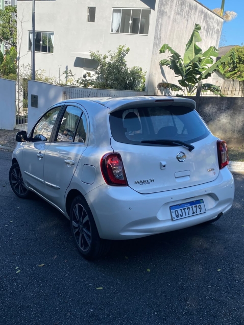 nissan march 1.6 sl 16v flexstart 4p xtronic flex automatico 20196