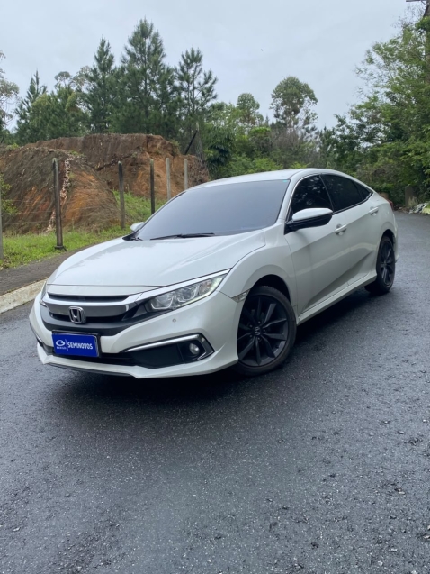 honda civic 2.0 16v flexone exl 4p cvt flex automatico 2020