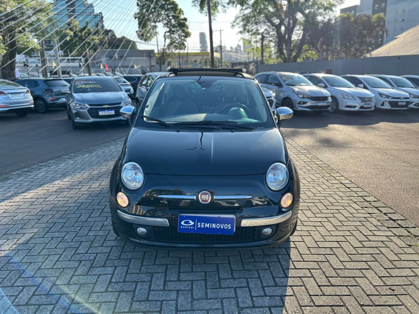 fiat 500 1.4 cabrio 16v flex 2p automatico semiautomatico 2013