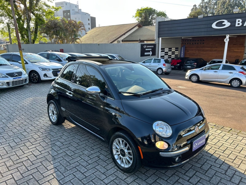 fiat 500 1.4 cabrio 16v flex 2p automatico semiautomatico 2013