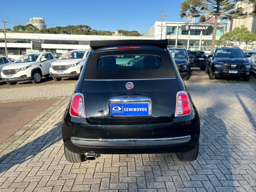 fiat 500 1.4 cabrio 16v flex 2p automatico semiautomatico 2013
