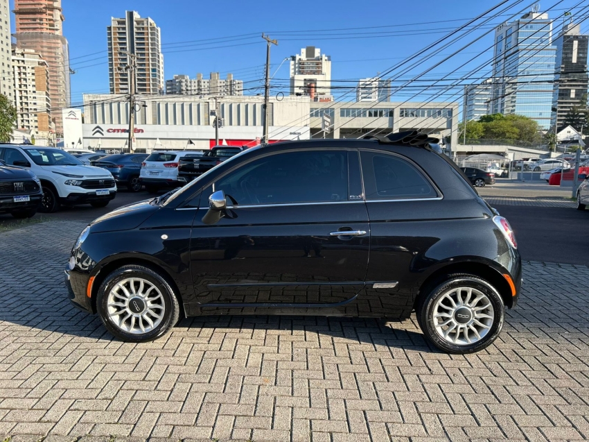 fiat 500 1.4 cabrio 16v flex 2p automatico semiautomatico 2013