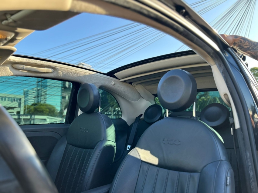 fiat 500 1.4 cabrio 16v flex 2p automatico semiautomatico 2013