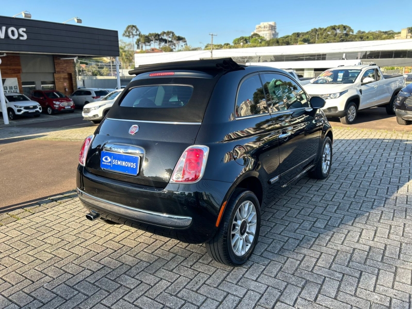 fiat 500 1.4 cabrio 16v flex 2p automatico semiautomatico 2013