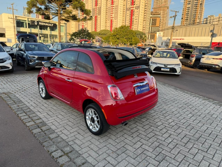 fiat 500 1.4 cabrio 8v flex 2p automatizado automatico 20144