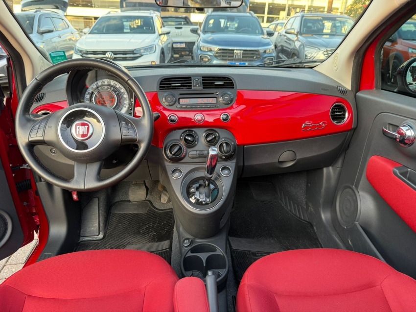 fiat 500 1.4 cabrio 8v flex 2p automatizado automatico 20148