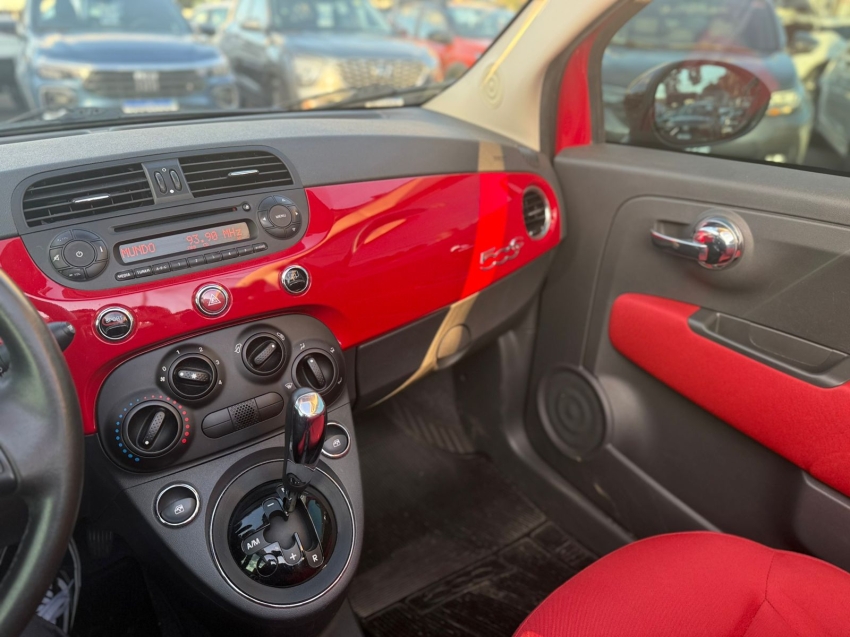 fiat 500 1.4 cabrio 8v flex 2p automatizado automatico 201410