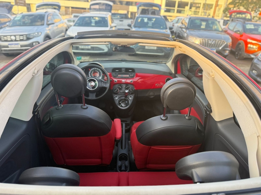 fiat 500 1.4 cabrio 8v flex 2p automatizado automatico 201416