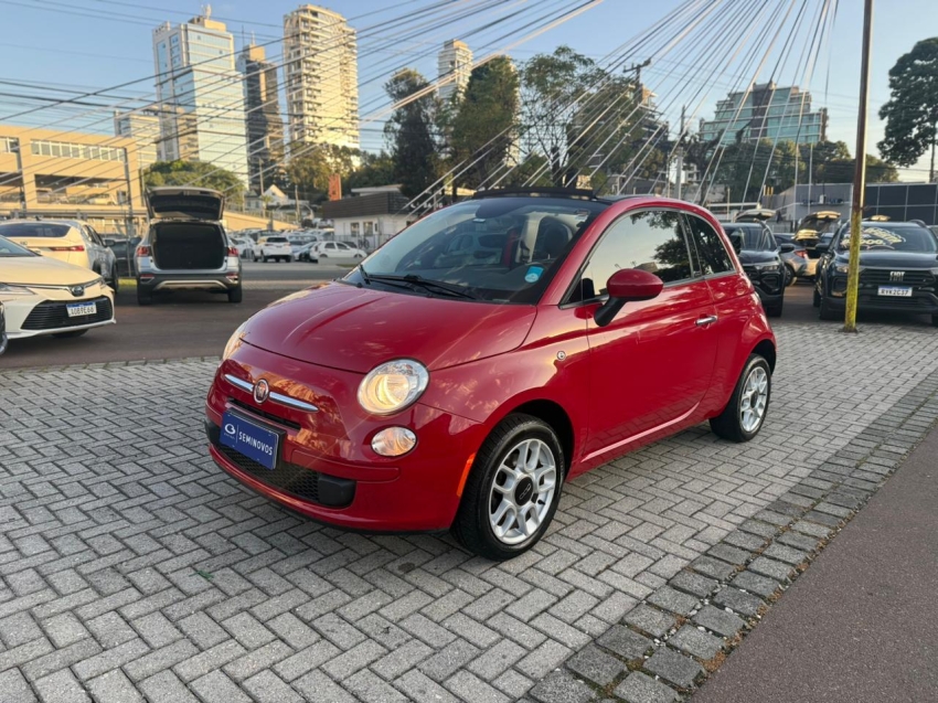 fiat 500 1.4 cabrio 8v flex 2p automatizado automatico 20142