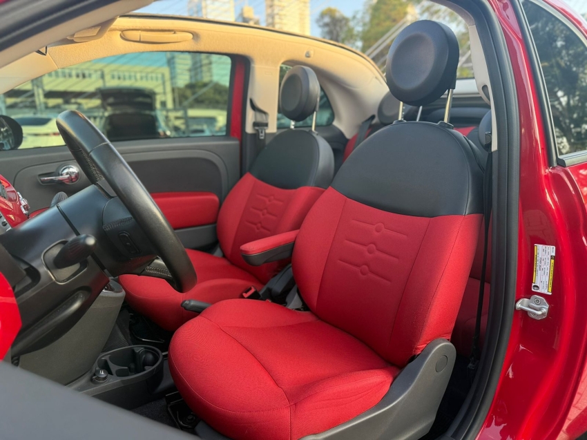 fiat 500 1.4 cabrio 8v flex 2p automatizado automatico 201417