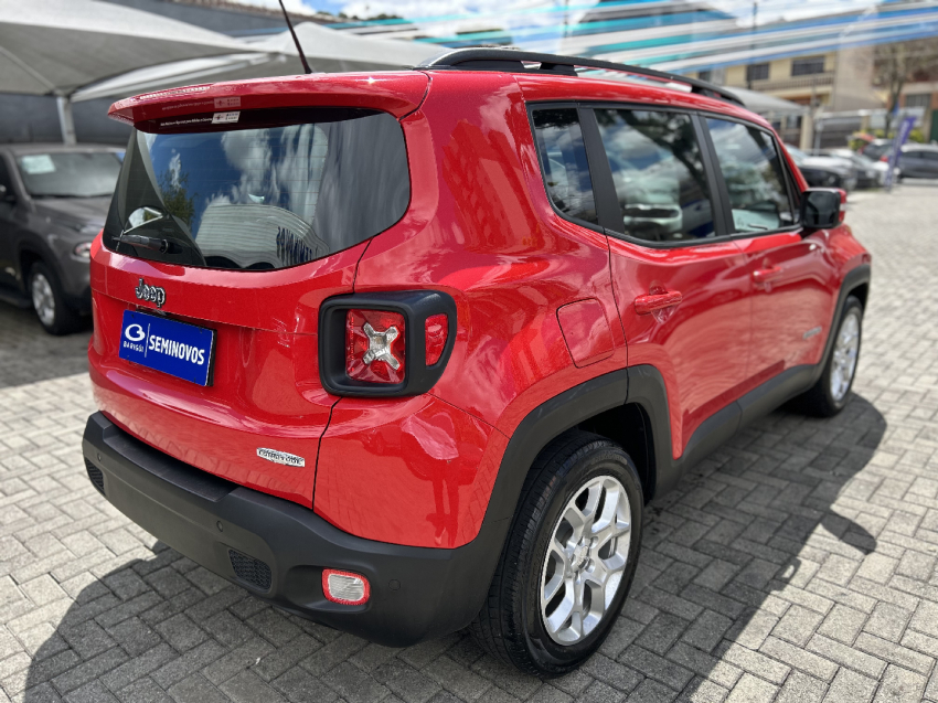 jeep renegade 1.8 16v flex longitude 4p automatico 20166