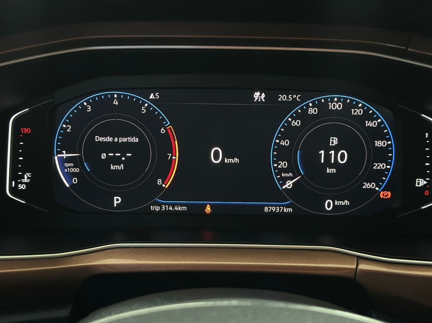 volkswagen t-cross 1.0 200 tsi total flex comfortline automatico 4p 20207