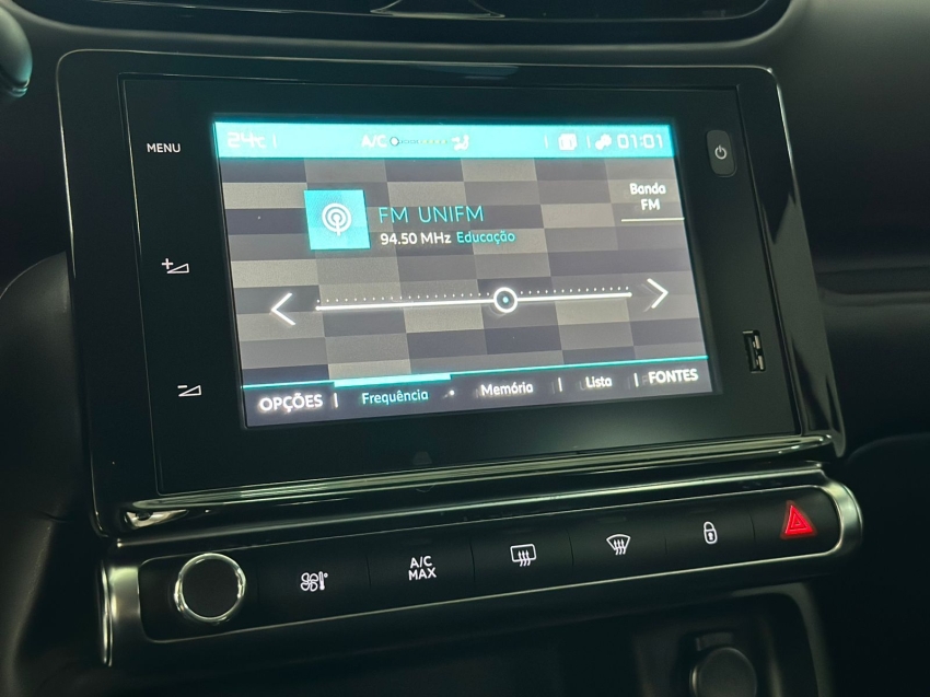 citroen c4 cactus 1.6 vti 120 flex feel pack eat6 4p automatico 20228