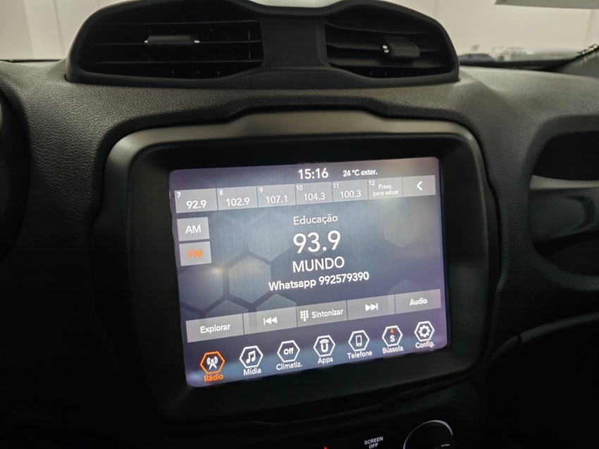 jeep renegade 1.8 16v flex longitude 4p automatico 202111