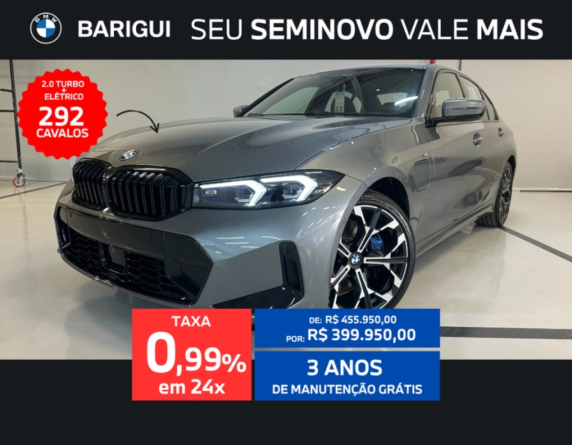 bmw 330e 2.0 16v turbo hibrido m sport automatico 4p 2025