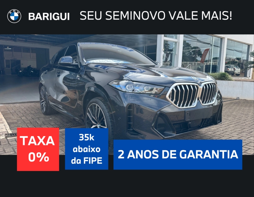 bmw x6 3.0 twinpower gasolina xdrive40i m sport automatico 4p 2025