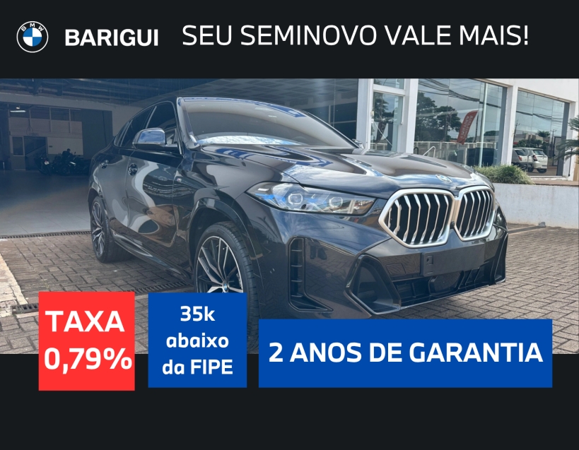 bmw x6 3.0 twinpower gasolina xdrive40i m sport automatico 4p 2025