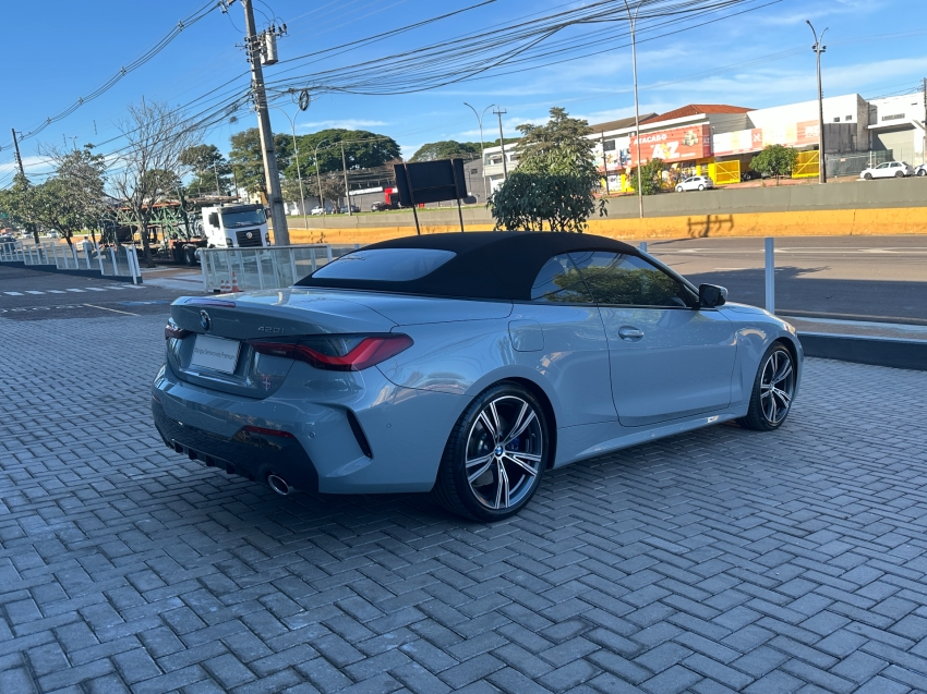 bmw 420i 2.0 16v gasolina cabrio m sport steptronic 2p automatico 2023