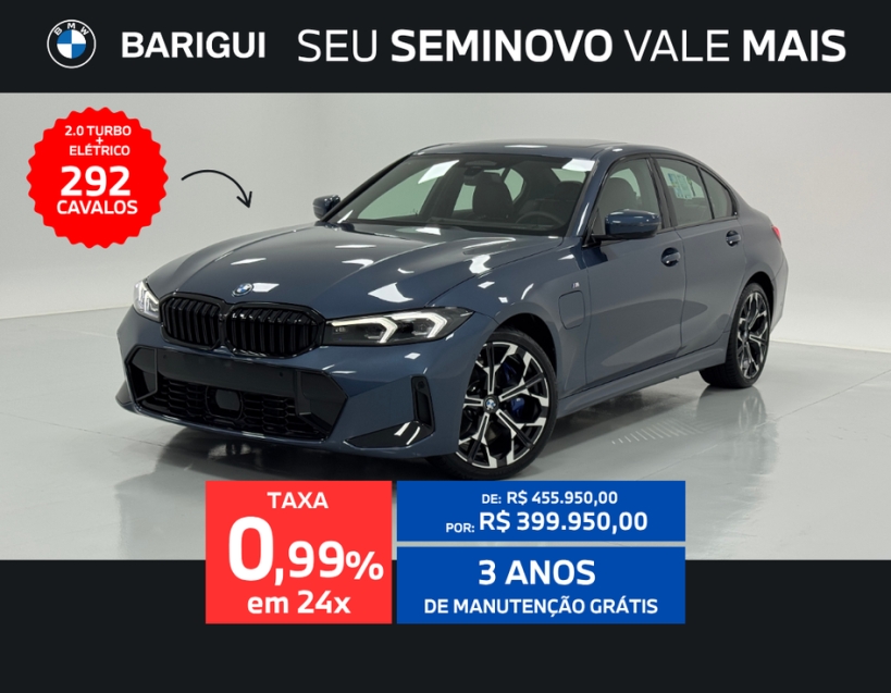 bmw 330e 2.0 16v turbo hibrido m sport automatico 4p 20250