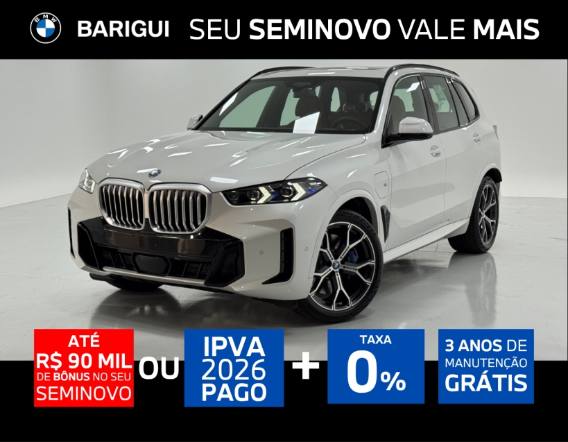 bmw x5 3.0 i6 turbo hibrido xdrive50e m sport automatico 4p 20261