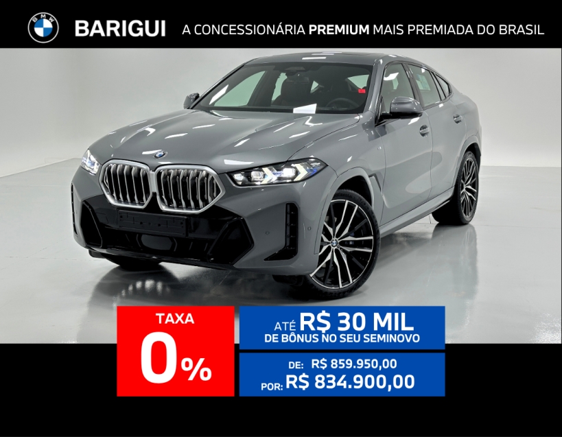 bmw x6 3.0 twinpower gasolina xdrive40i m sport automatico 4p 2026