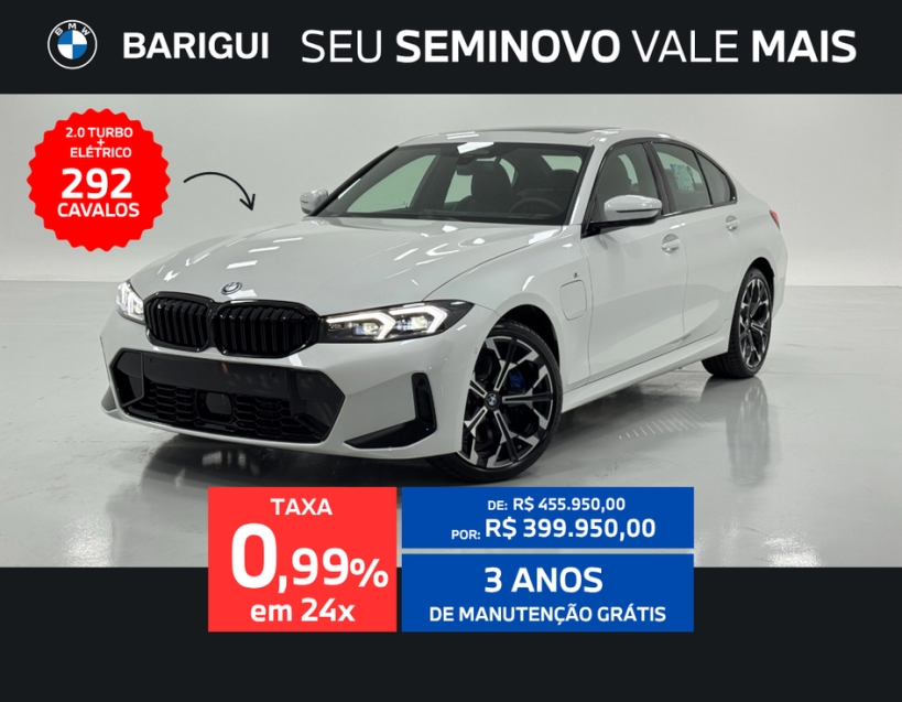 bmw 330e 2.0 16v turbo hibrido m sport automatico 4p 2025