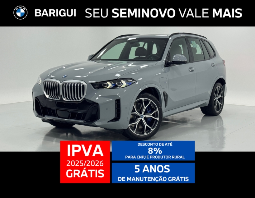 bmw x5 3.0 i6 turbo hibrido xdrive50e m sport automatico 4p 2025