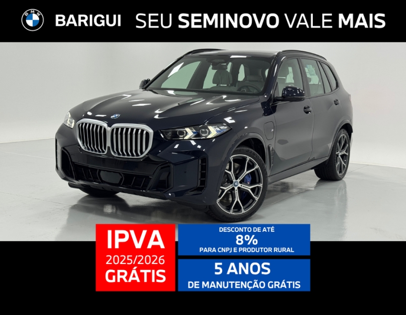 bmw x5 3.0 i6 turbo hibrido xdrive50e m sport automatico 4p 2025