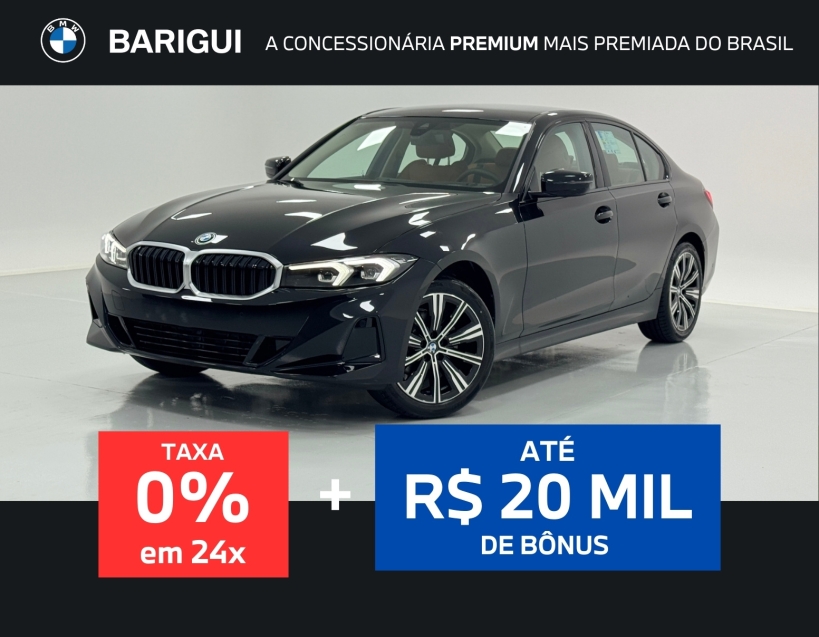bmw 320i 2.0 16v turbo flex gp automatico 4p 2025