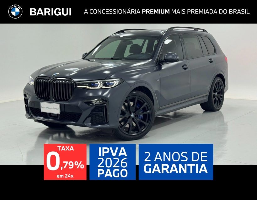 bmw x7 4.4 v8 gasolina m50i dark shadow edition steptronic 3.0 4p automatico 2021