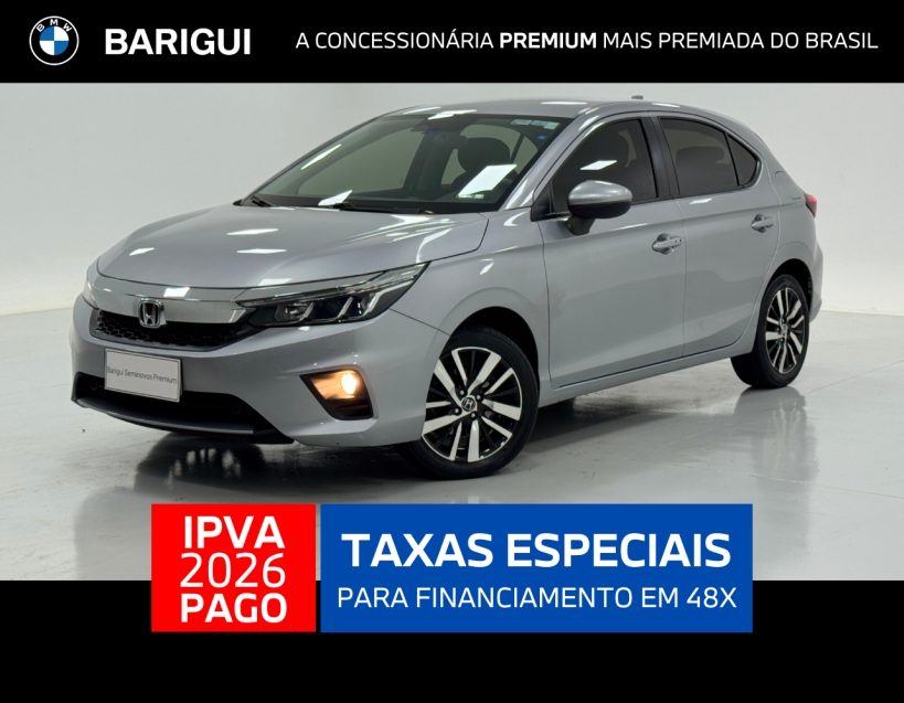 honda city 1.5 i-vtec flex hatch exl cvt 4p automatico 2023