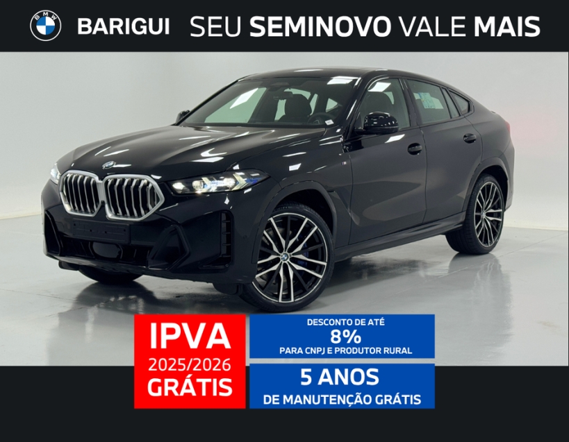 bmw x6 3.0 twinpower gasolina xdrive40i m sport automatico 4p 2026