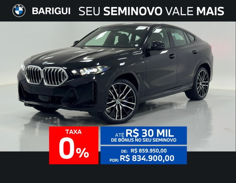 bmw x6 3.0 twinpower gasolina xdrive40i m sport automatico 4p 2026