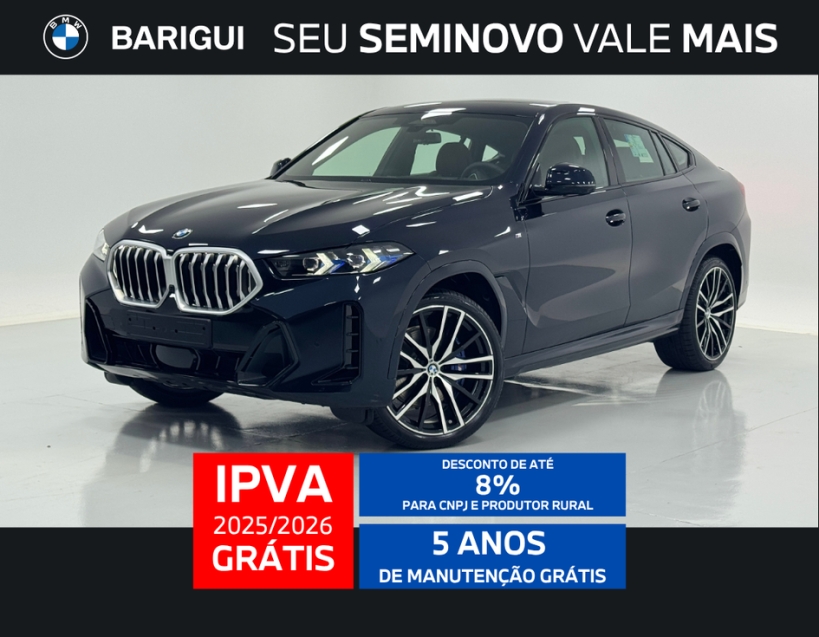 bmw x6 3.0 twinpower gasolina xdrive40i m sport automatico 4p 2026