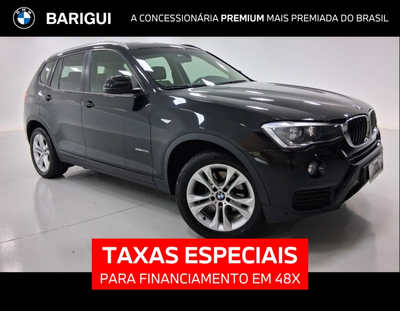 bmw x3 2.0 20i 4x4 16v gasolina 4p automatico 2016