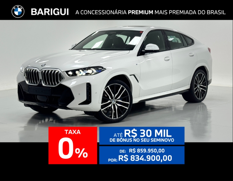 bmw x6 3.0 twinpower gasolina xdrive40i m sport automatico 4p 2026