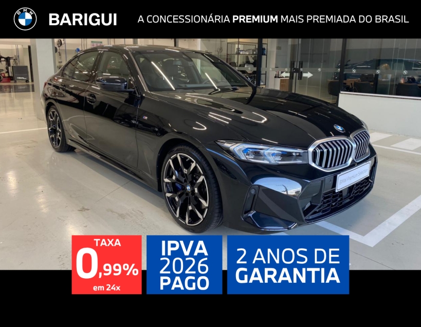 bmw 320i 2.0 16v turbo flex m sport automatico 4p 2025