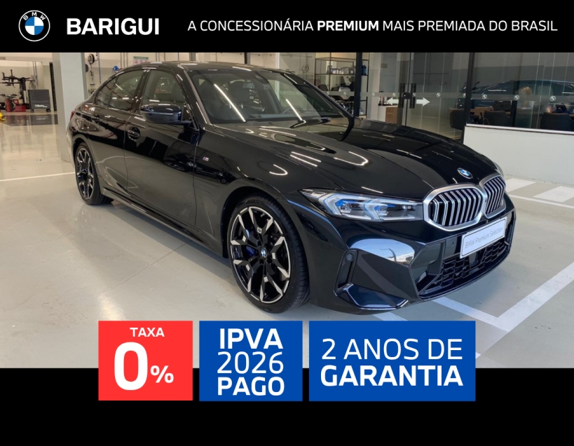 bmw 320i 2.0 16v turbo flex m sport automatico 4p 2025