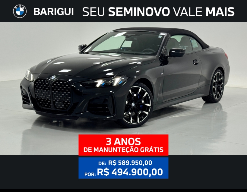 bmw 420i 2.0 16v gasolina cabrio m sport steptronic 2p automatico 2026