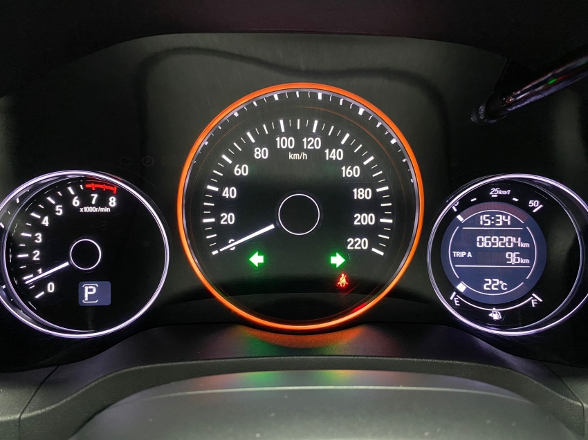 honda hr-v 1.8 16v flex exl 4p automatico 2019