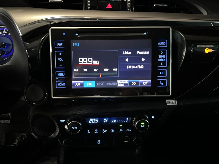 toyota hilux 2.7 srv 4x4 cd 16v flex 4p automatico 20186