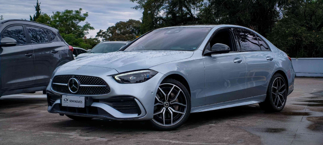 mercedes-benz c 300 2.0 eq boost hibrido amg line 9g-tronic 4p automatico 20222