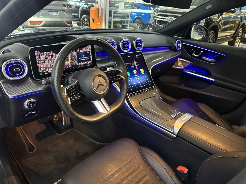 mercedes-benz c 300 2.0 eq boost hibrido amg line 9g-tronic 2.5 4p automatico 20258