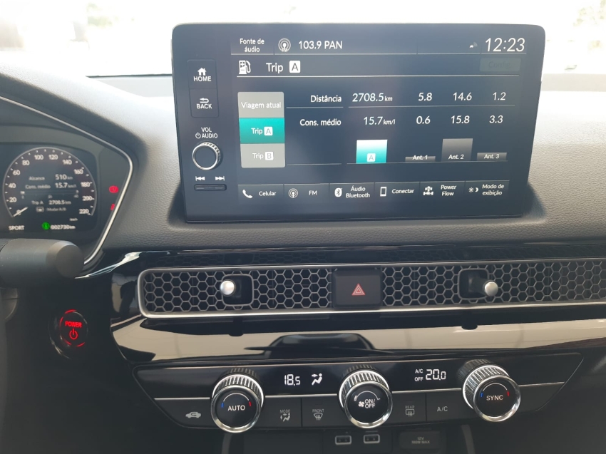 honda civic 2.0 di e:hev touring e-cvt hibrido 4p automatico 2024