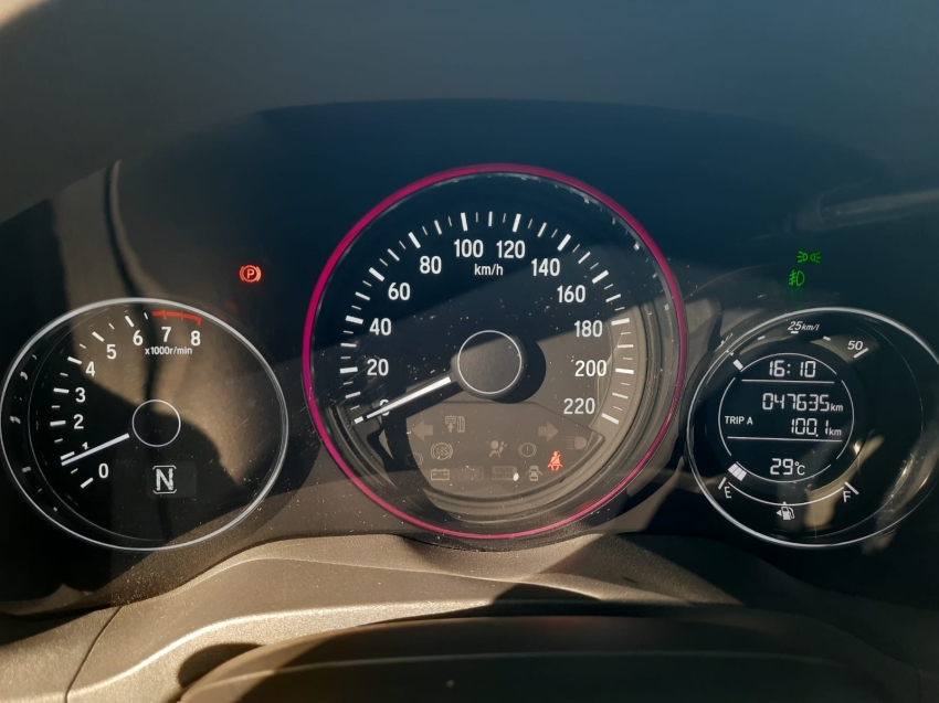 honda hr-v 1.8 16v flex exl 4p automatico 2020