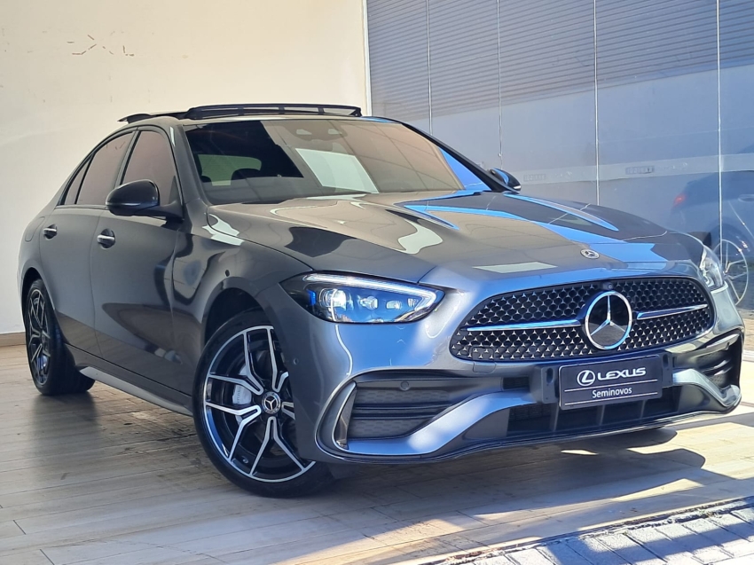 mercedes-benz c 300 2.0 eq boost hibrido amg line 9g-tronic 4p automatico 20240