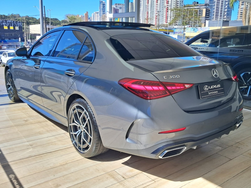 mercedes-benz c 300 2.0 eq boost hibrido amg line 9g-tronic 4p automatico 20243
