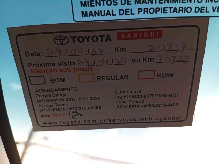 corolla xei 2.0 vvt-ie 16v cvt  flex automatico 2020/2016